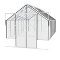 skleník VITAVIA CASSANDRA 11500 číre sklo 3 mm strieborný LG4417
