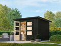 drevený domček KARIBU STOCKACH 3 (10254) čierny LG4443