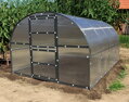 skleník LANITPLAST KYKLOP2 3x4 m PC 4 mm čierny LG4486