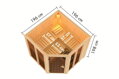fínska sauna KARIBU AIRI (34301) LG4616