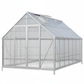 skleník LANITPLAST SARANA 8x14 PC 4 mm strieborný LG4750