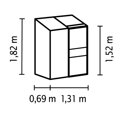 skleník VITAVIA IDA 900 PC 6 mm zelený