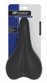 FORCE sedlo COMFORT GEL TECH, čierne