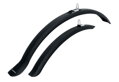 FORCE blatníky 26 - 28" predĺžené, plast, čierne
