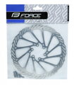 FORCE kotúč brzdový -2 180 mm, 6 dier, strieborný