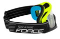 FORCE okuliare GRIME zjazdové čierno-fluo, číre sklo