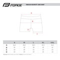 FORCE krátke nohavice MINI do pásu s vložkou,dámske, čierne