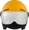 ALPINA Juniorská lyžiarska prilba ZUPO VISOR Q-LITE  ohnivo žltá