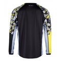 Force dres F RECKLESS dl. rukáv, čierno-žlto-sivý