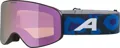 ALPINA Lyžiarske okuliare detské FERNIE Q-LITE black lilac/mirror rose