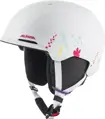 ALPINA Detská lyžiarska prilba BRIX JR white-graphic matt