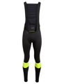 Vaude cyklistické nohavice Kuro Warm Bib, pánske, neon yellow