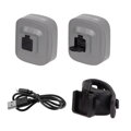 FORCE svetlo predné COB 2.0 75LM USB, čierne