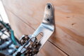 LEZYNE držiak na stenu nerezový, PEDAL HOOK-SILVER