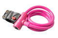 Extend zámok na bicykel COMPANION 12*1200mm, pink