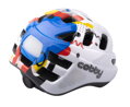 Extend prilba COBBY multi-white-black XS/S (48-50 cm) shine
