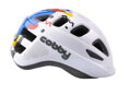 Extend prilba COBBY multi-white-black XS/S (48-50 cm) shine