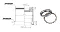 FSA hlavové zloženie 1 (I/E) 3.7mm alloy 1-1/8 to 1.5-OD 55