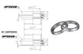 FSA hlavové zloženie ORBIT Equipe 7.5mm alloy 1-1/8-OD 34