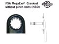 FSA stredové zloženie kľúk M/EXO 24mm na PF86 (CF86/SLE/CZ) , plastové