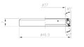 FSA ložisko hl. zloženia-NO.54 ACB 45°x45° 1-1/4 37mm Dual S MR137-OD 46.9