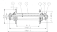 Novatec A291SB/A-SL predný náboj, 20 dier, QR, OEM