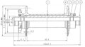Novatec D201SB-15 predný náboj, 6-dier, 32 dier, 15x150 mm, OEM