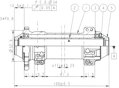 Novatec D411SB-12 predný náboj, 6-dier, 24 dier, 12x100 mm, OEM
