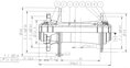 Novatec D791SB-15 predný náboj, 6-dier, 32 dier, 15x100 mm, OEM