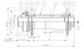 Novatec D791SB-CL-B15 predný náboj, CL, 32 dier, 15x110 mm, OEM