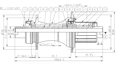 Novatec HBR D462SB-SL-CL-B12-S3S-11S, p.a.blk, 32h, w/o 12x148 T.A., D:44.0, 5xNBK, w/N14 logo,OEM