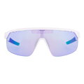 Force okuliare ENIGMA PRE biele lesk, fialové zrkadl. sklo