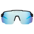 Force okuliare PULSE čierne, modré zrkadlové sklo