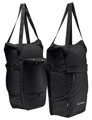 Vaude dvojitá taška na nosič TwinShopper (UniKlip 2), black