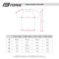 Force dres KID MTB CHEERY, modro-limetkový