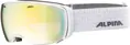 Lyžiarske okuliare Alpina ESTETICA Q white gloss/mirror gold