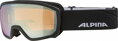 ALPINA Lyžiarske okuliare detské SCARABEO JR. black matt Q-LITE gold