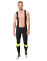 Vaude cyklistické nohavice Kuro Warm Bib, pánske, neon yellow