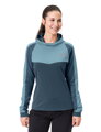 Vaude cyklistický dres Qimsa LS Shirt II, dámsky, dark sea
