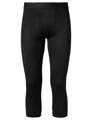Vaude termo spodky Monviso Wool 3/4, pánske, black