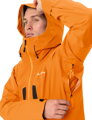 Vaude hardshell bunda Monviso 2,5L, pánska, oranžová (kurkuma)