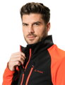 Vaude cyklistická bunda Posta Softshell VI, pánska, glowing red