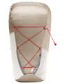 Vaude cyklistický batoh Uphill 12, unisex, linen