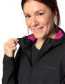 Vaude cyklistická bunda Qimsa Softshell, dámska, black uni