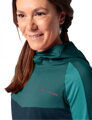 Vaude cyklistický dres Qimsa LS Shirt II, dámsky, mallar green