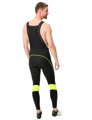 Vaude cyklistické nohavice Kuro Warm Bib, pánske, neon yellow