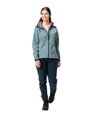 Vaude cyklistická bunda Qimsa Softshell, dámska, cloudy blue