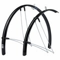 FORCE blatníky 36 Aluflex 28" cestné XL + vzpery, čierne