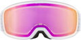 Lyžiarske okuliare Alpina NAKISKA biele Q-LITE pink