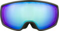 ALPINA Lyžiarske okuliare DOUBLE JACK black matt Q-LITE blue